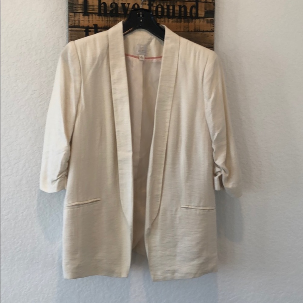 Lauren Conrad Cream Blazer